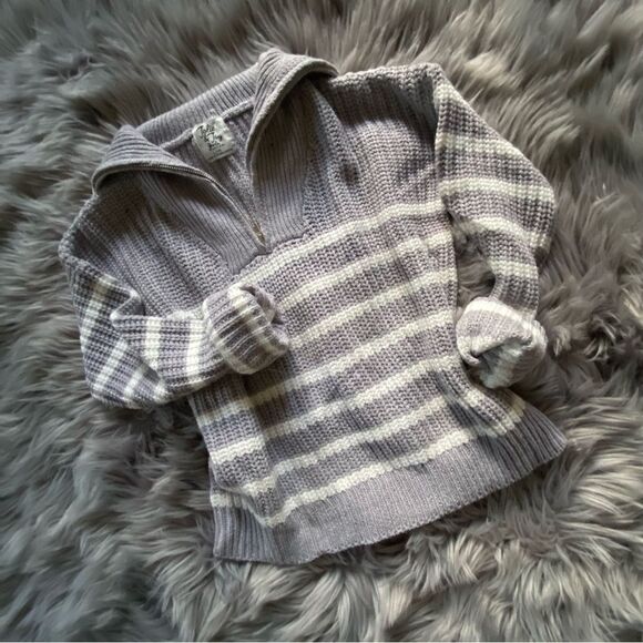 NWOT Jollie and Joy Girls Quarter Zip Sweater, L - Picture 1 of 7